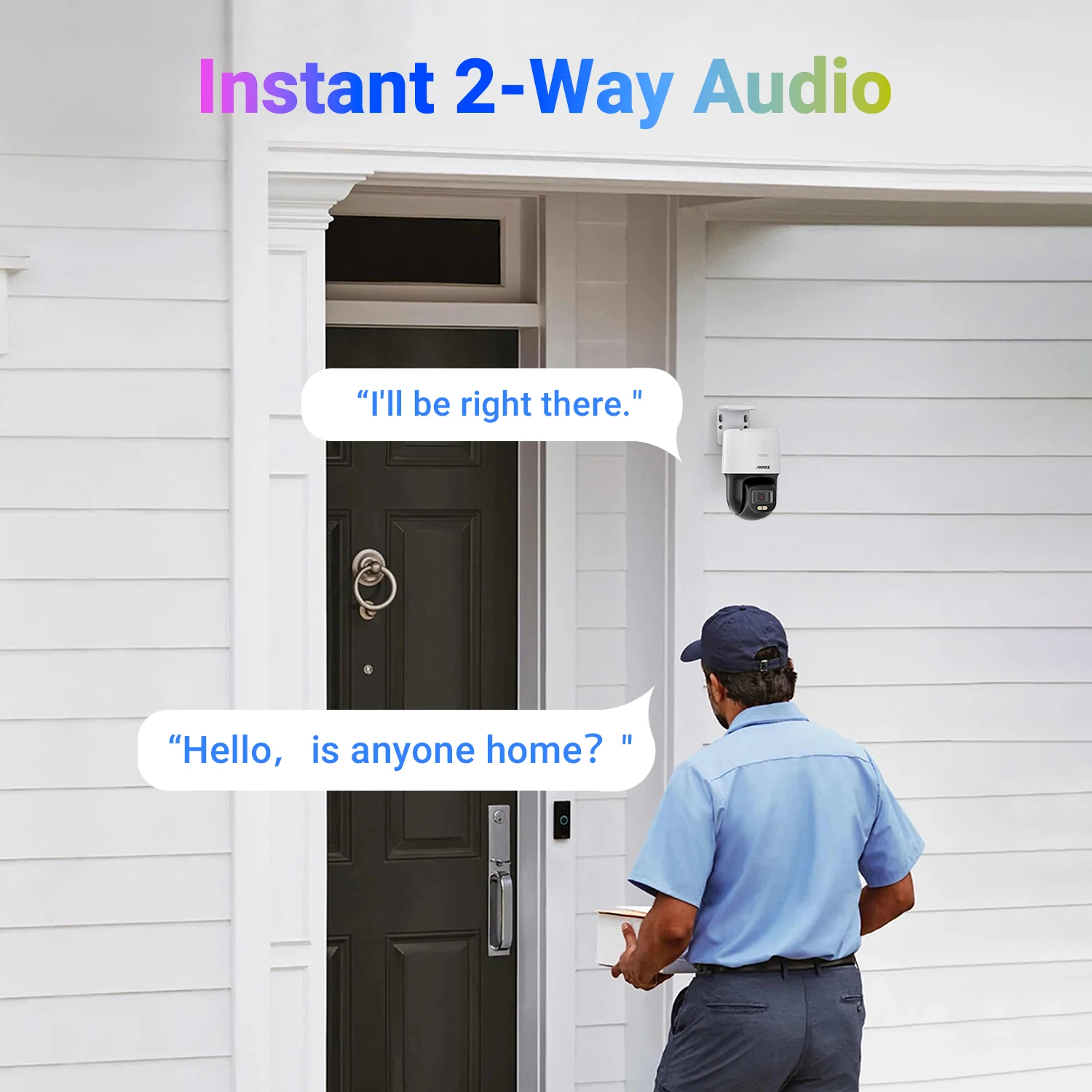 NCPT500 3K 5MP PoE IP Camera ColorVu Motion Detection Microphone Speaker Two-way Audio SD Card Slot CCTV Camera