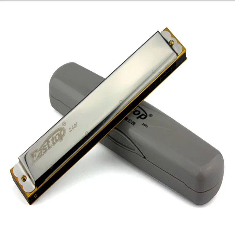 

T2401 Harmonica 24 Holes Mouth Harp Tremolo Key Of C MondHarmonica Instrumentos Musicales Arpa De Boca Armónica Harmonika