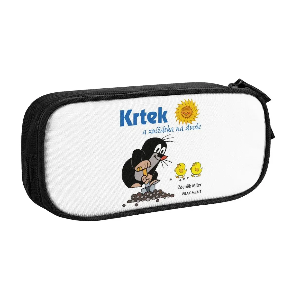 Custom Kawaii Cute Krtek Little Maulwurf Pencil Case for Mole Cartoon Comic Large Capacity Pen Bag Box School Supplies