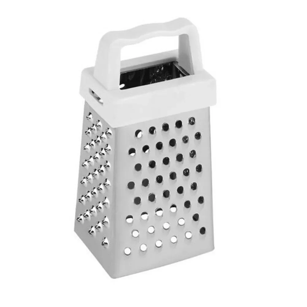 Multifunctional Mini Grater Four-Sided Slicer Stainless Steel Slicer Creative Kitchen Tool Multi-function Vegetable Random Color
