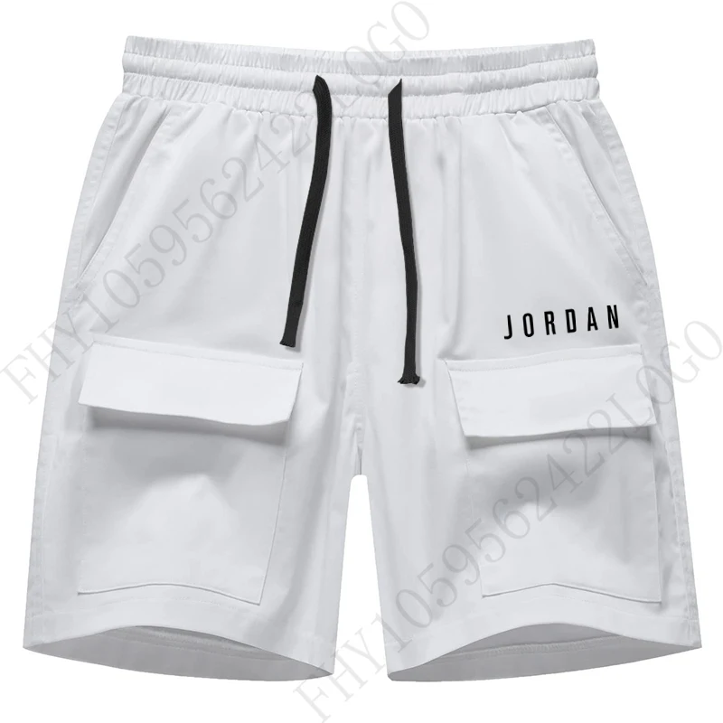 

2025 New European size Men's Sports shorts Casual quarter pants over six pocket overalls Fashion multi-colored outdoor sports sh