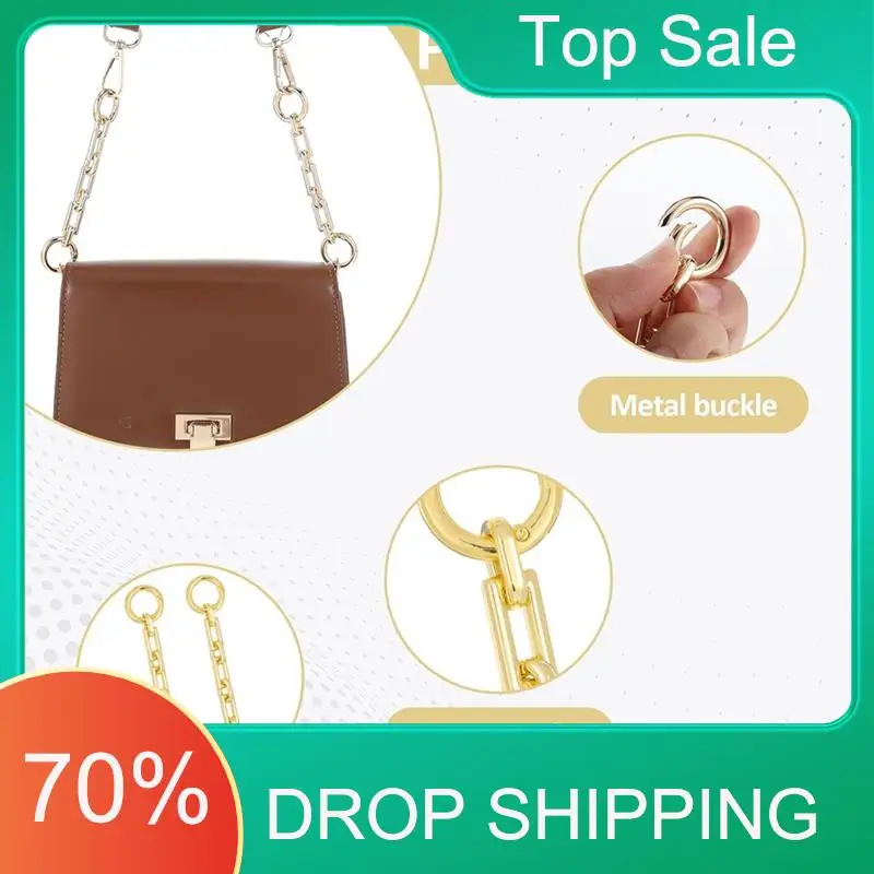 AA63 HOT Purse Strap Extender,4.5 Inch 4 Pieces Bag Chain Straps Charms Short Chains For Handbags