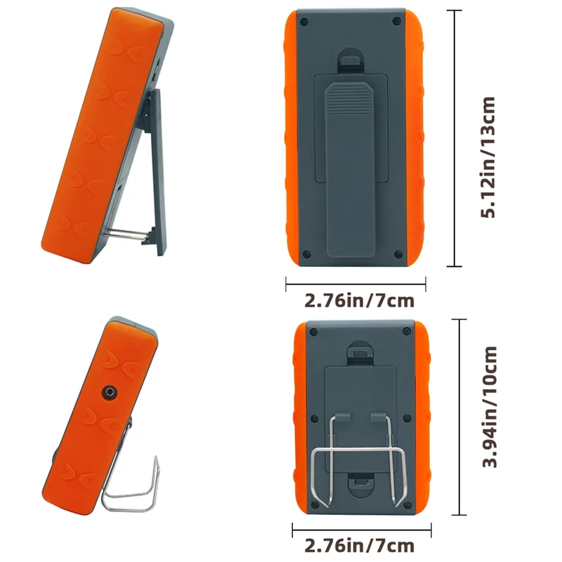 AED5-HD HTN Digital Backlight Display Screen 490Ft Wireless Connection ABS+TPE For Outdoor BBQ