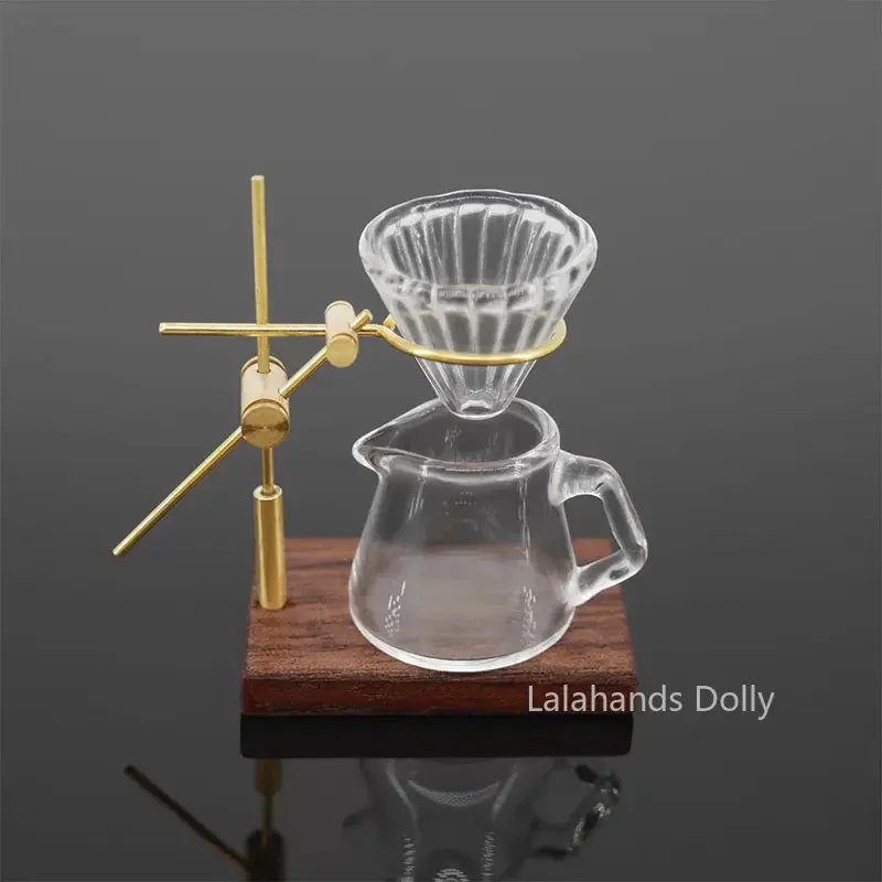 

Doll House Minianture Hand Made Coffee Stand Model for 1/6 BJD/OB11 barbeis Furniture Decorative Accessories