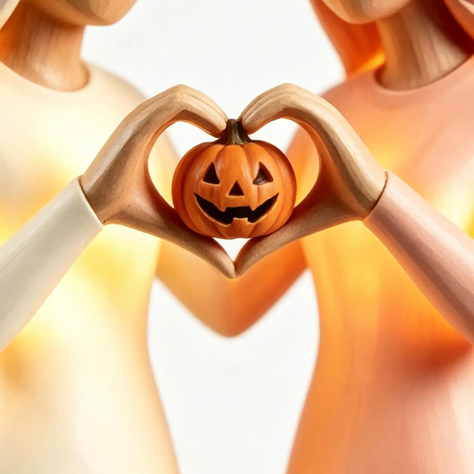 Friendship Statues For Women Friends Halloween Theme Collectible Art With LED Light Friendships Sisters Sculpture For Halloween