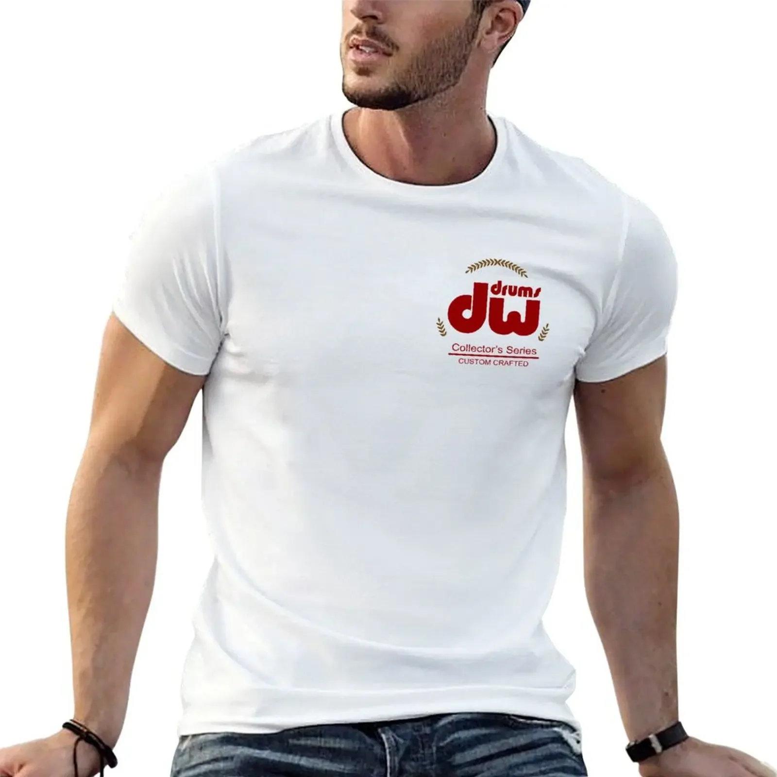 DW Drums POCKET SIDE T-shirt new edition sublime T-shirts for men cotton