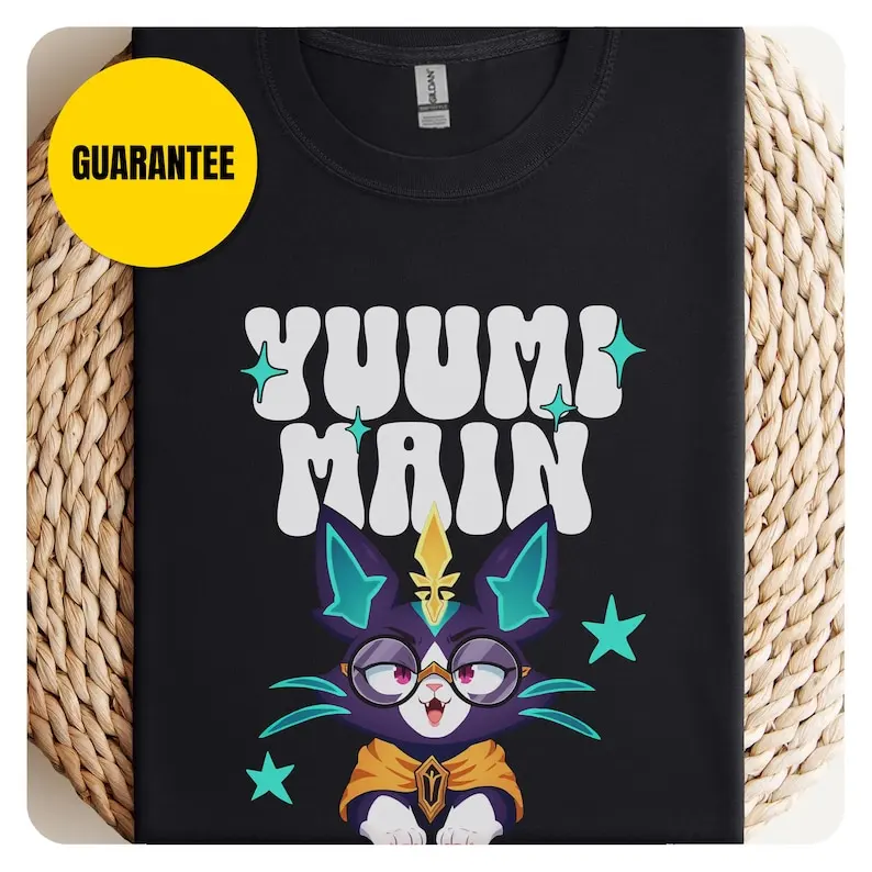 Yuumi Shirt, gift, tee Shirt Fanart, Support Main , gift, Yuumi