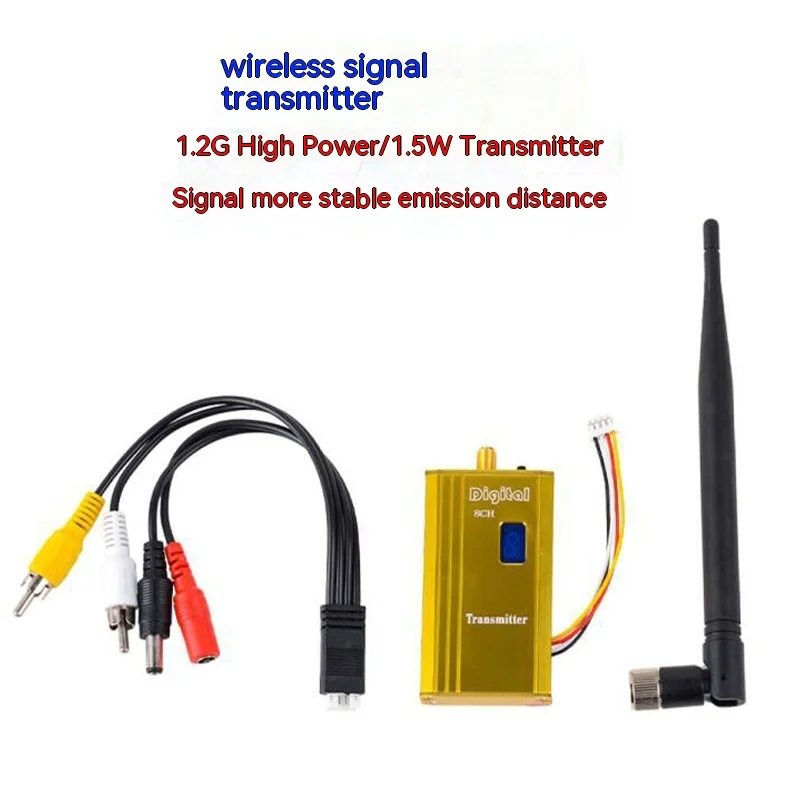 

1.5w Wireless Audio And Video Transmission Transmitter Model Fpv Drone Image Transmission Audio Transmitter