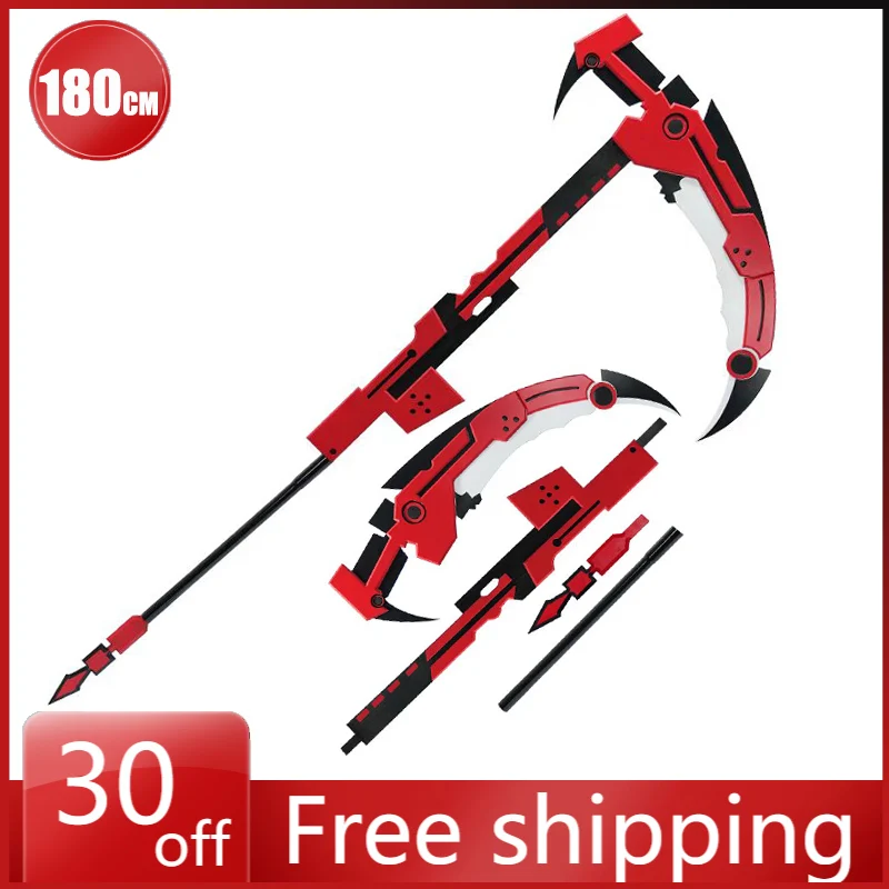 

180cm RWBY Sword and Blade Model Ruby Rose Cosplay Pyrrha Nikos Sword and Sword Props Anime Game Model Holiday Gift Children Toy