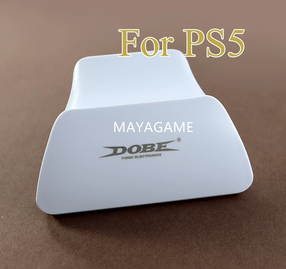 playstation5コンソール用の白い色のポータブルabsディスプレイスタンドps5コントローラーサポートデスク用15個