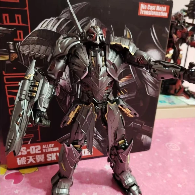 BMB 트랜스포메이션 BS-02 BS02 BS02S 갈바트론 메고트루언 KO UT R-03 탱크 오버사이즈 헤어 글로우 무비 액션 피규어 로봇