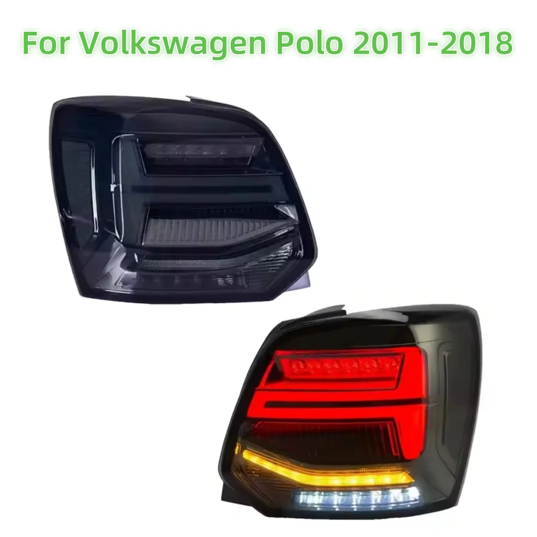 

GXGLNAV светодиодные задние фонари для Volkswagen Polo 2011-2018, динамическая анимация, последовательный указатель поворота, задние фонари в сборе