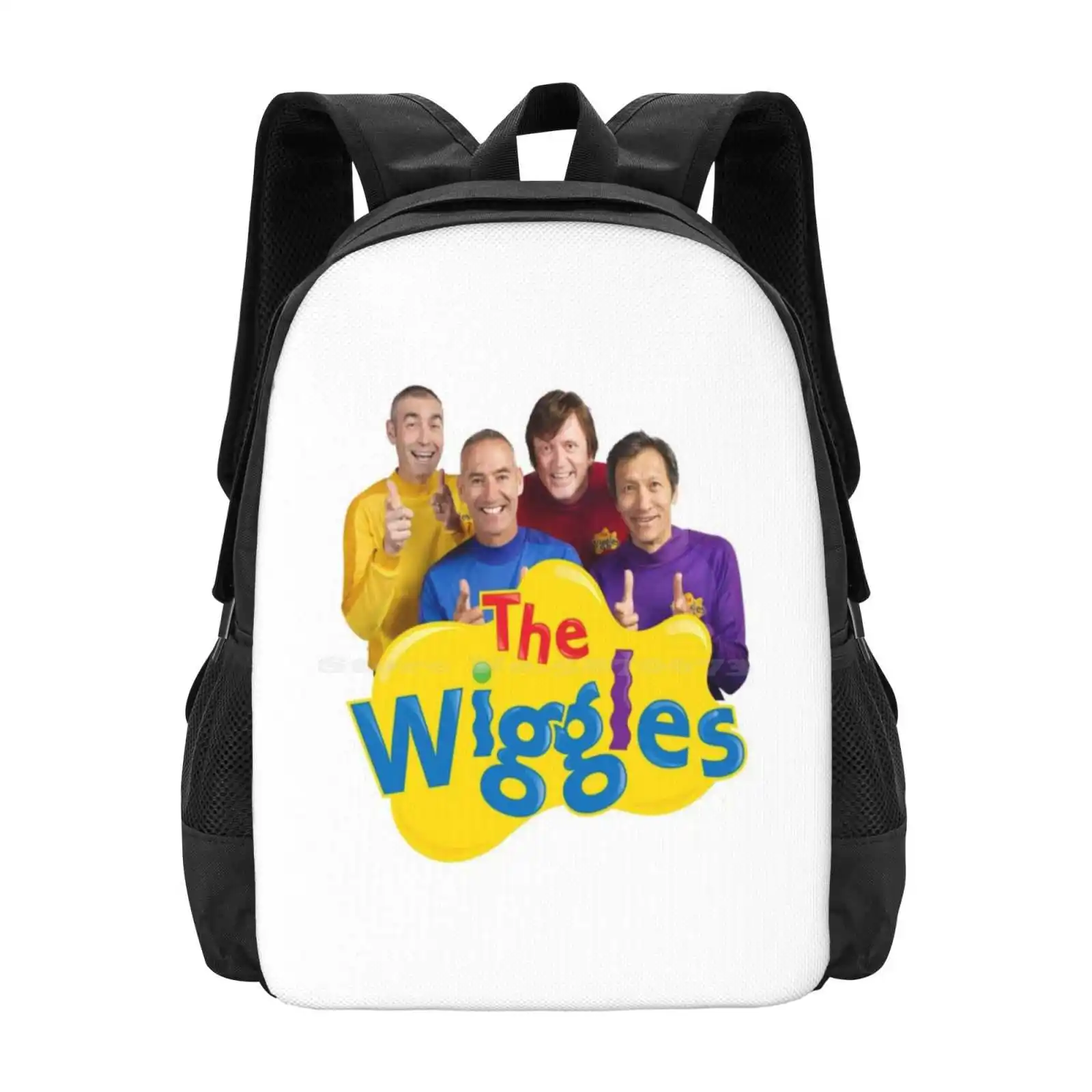 Best Selling-The Wiggles Merchandise School Bag Big Capacity Backpack Laptop The Wiggles Stuff The Wiggles Sweater The Wiggles