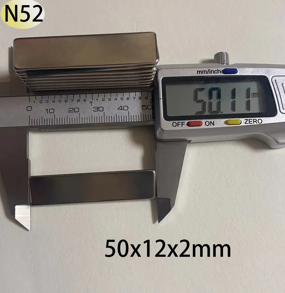 N52 50x12x2.5  50X12x3 Magnet Strong Search Motor Generation Strorage 50*12*2.5 Motors Speakers Suspension Medical Fridge