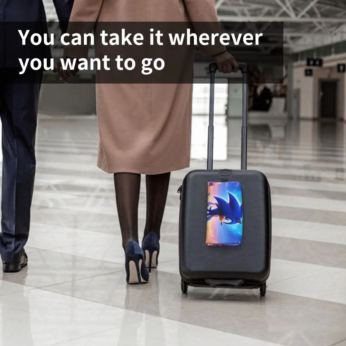 Shadow The Hedgehog Women Cosmetic Bags Travel Makeup Organizer Pouch Toiletry Storage Dopp Kit Box Pencil Case