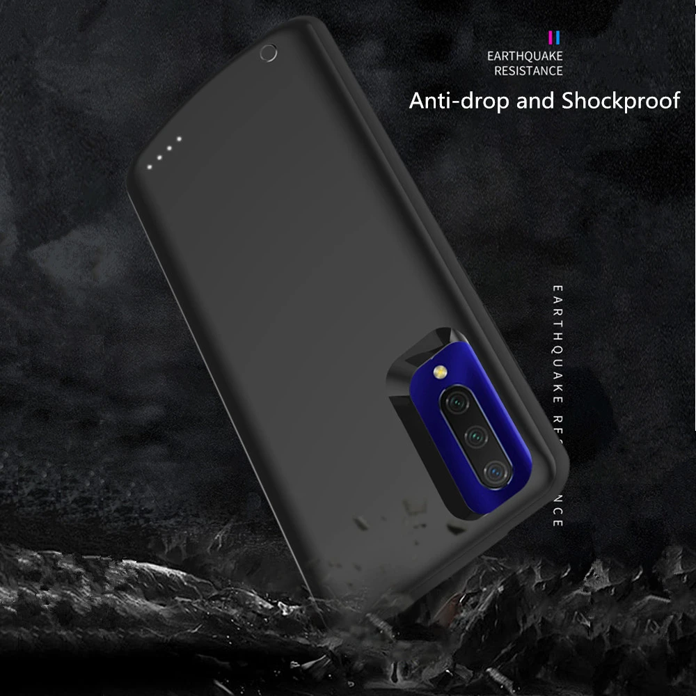 NTSPACE 6500mAh Battery Charger Cases For Xiaomi Mi CC9 Power Bank Cover Battery Case For Xiaomi CC9 External Battery Power Case