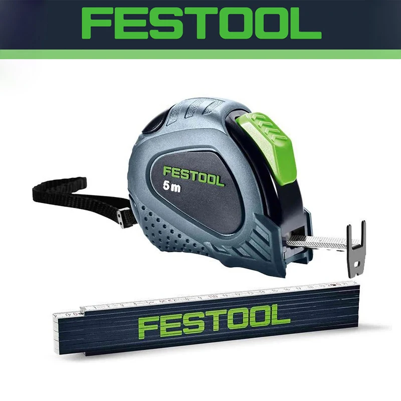 festool original 201464 205182 regua dobravel 2m mb 5m fita metrica funcionamento flexivel plastico shell metal fita metrica ferramenta parte 01