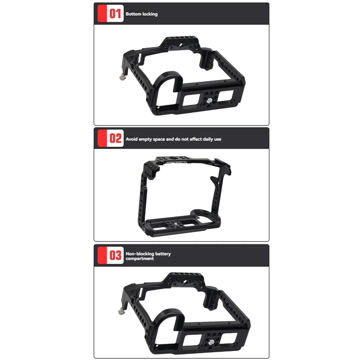 A07I Camerakooi voor S1 S1H S1R Camerastabilisator Bescherming Frame Quick Release Plaat Camerakooi