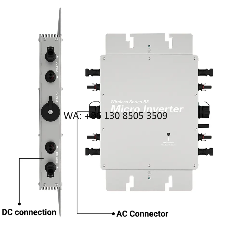 Microinverter 2000W 2400W 2800W  Waterproof Solar Inverter 12 Years Manufacturer IP68 Micro Inverter Power