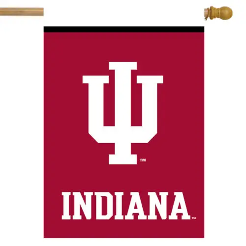 Indiana Hoosiers House Flag Licensed ; Briarwood Lane