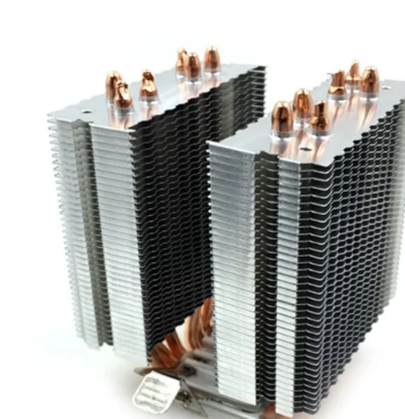 6 Heatpipe CPU Air Cooler 4-Pin PWM Fan Matte Surface With Thermal Grease