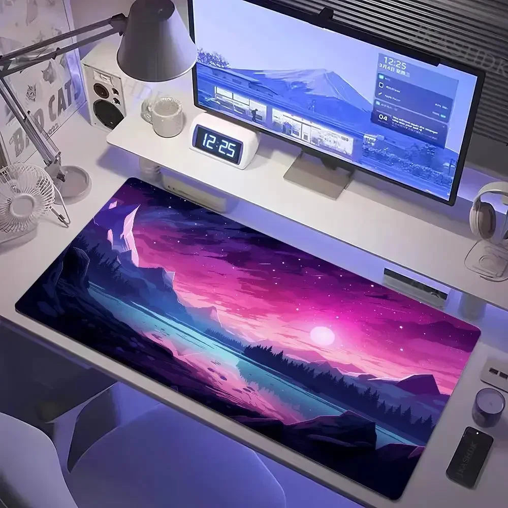 House Pads Anime Nature Themed Mouse Pads Large Pc Keyboard And Gaming Desk Mats