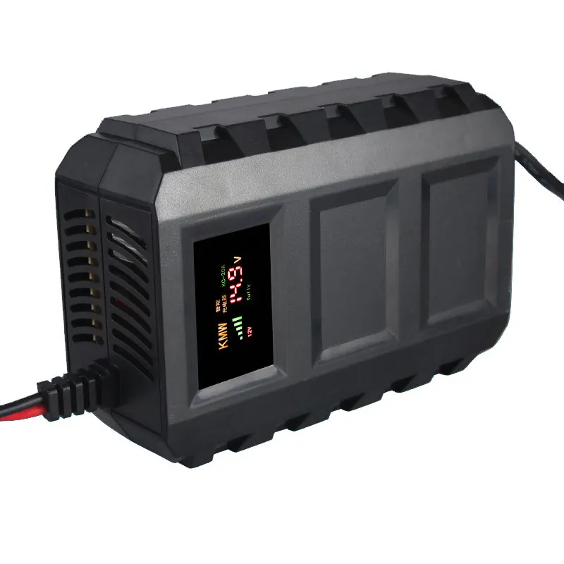 

NEW 12V 20A Smart Battery Charger Car Lead Acid Battery Charger Dry Colloid Charger with Alligator Clip