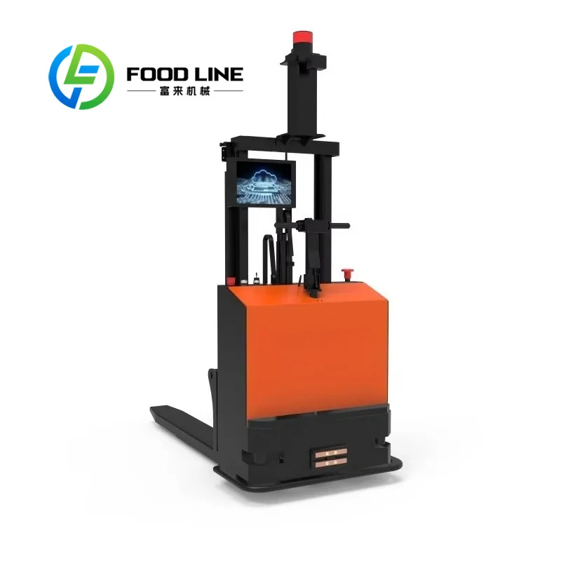 Forklift Robot, Intelligent Laser Guided Locating, Adapt Multiple Site Scenarios, For Industrial Automatic Pallet Hauling Jobs