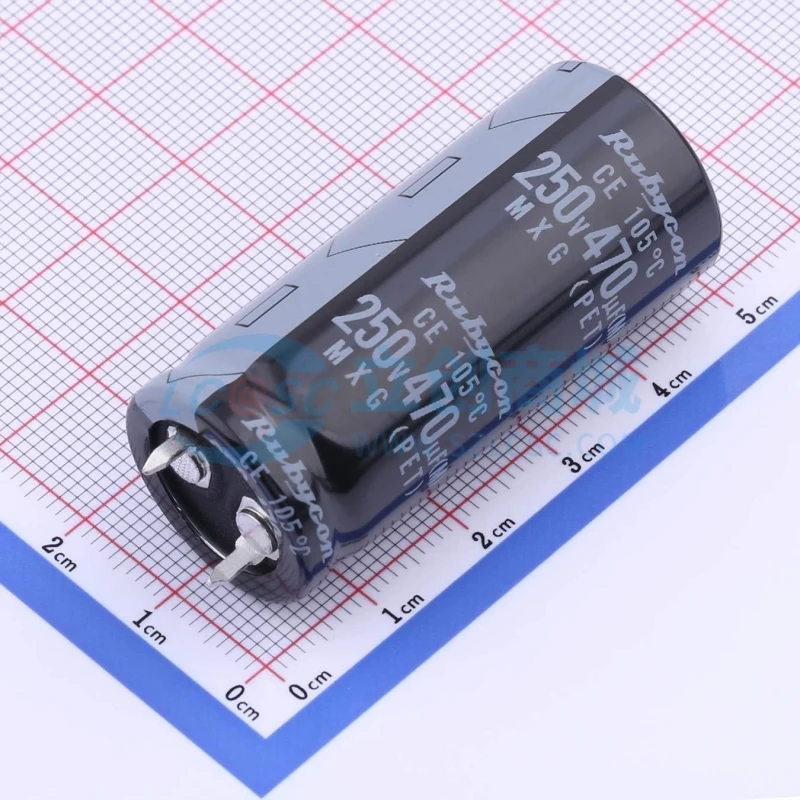 2PCS 250V470UF Volume 20X45MM Rubycon Electrolytic Capacitor 250MXG470MEFCSN20X45 NEW