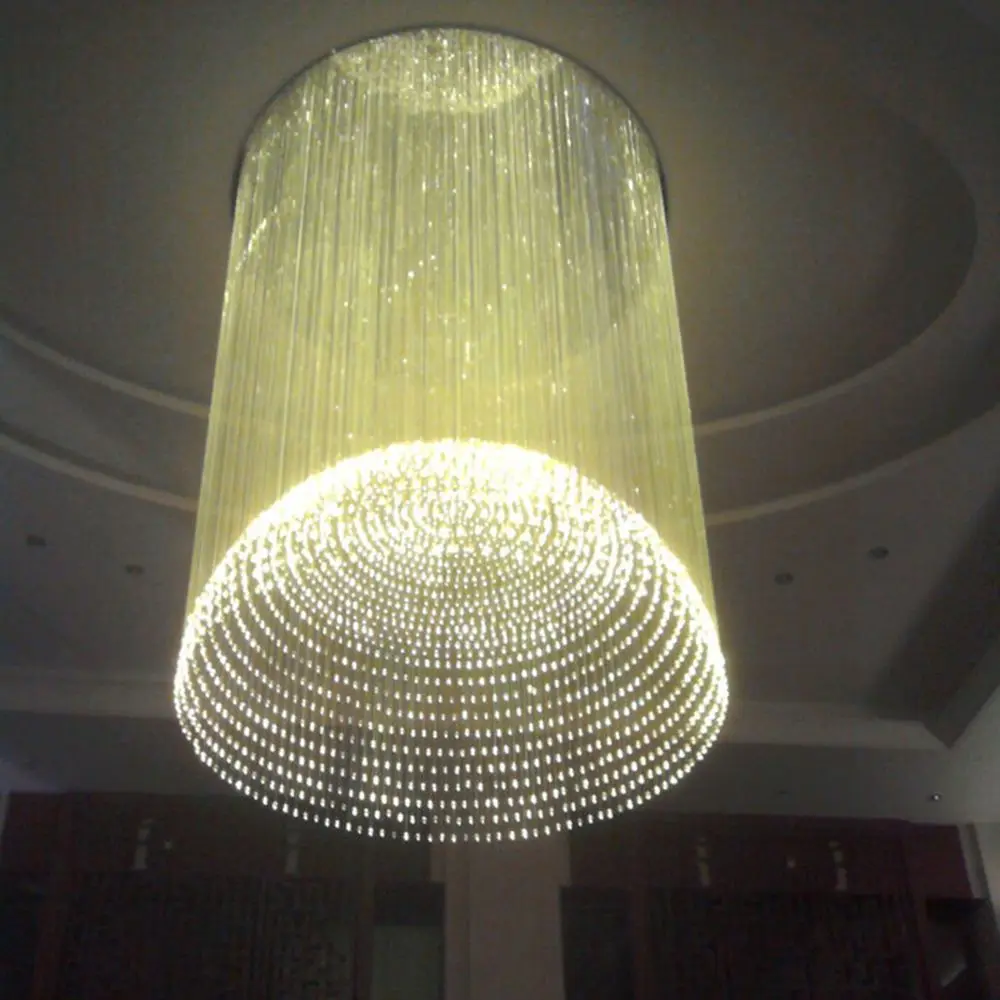 50mx0.75mm/1.0mm New Clear  Plastic  PMMA  Fiber Optic Cable  End Glow  Led Light