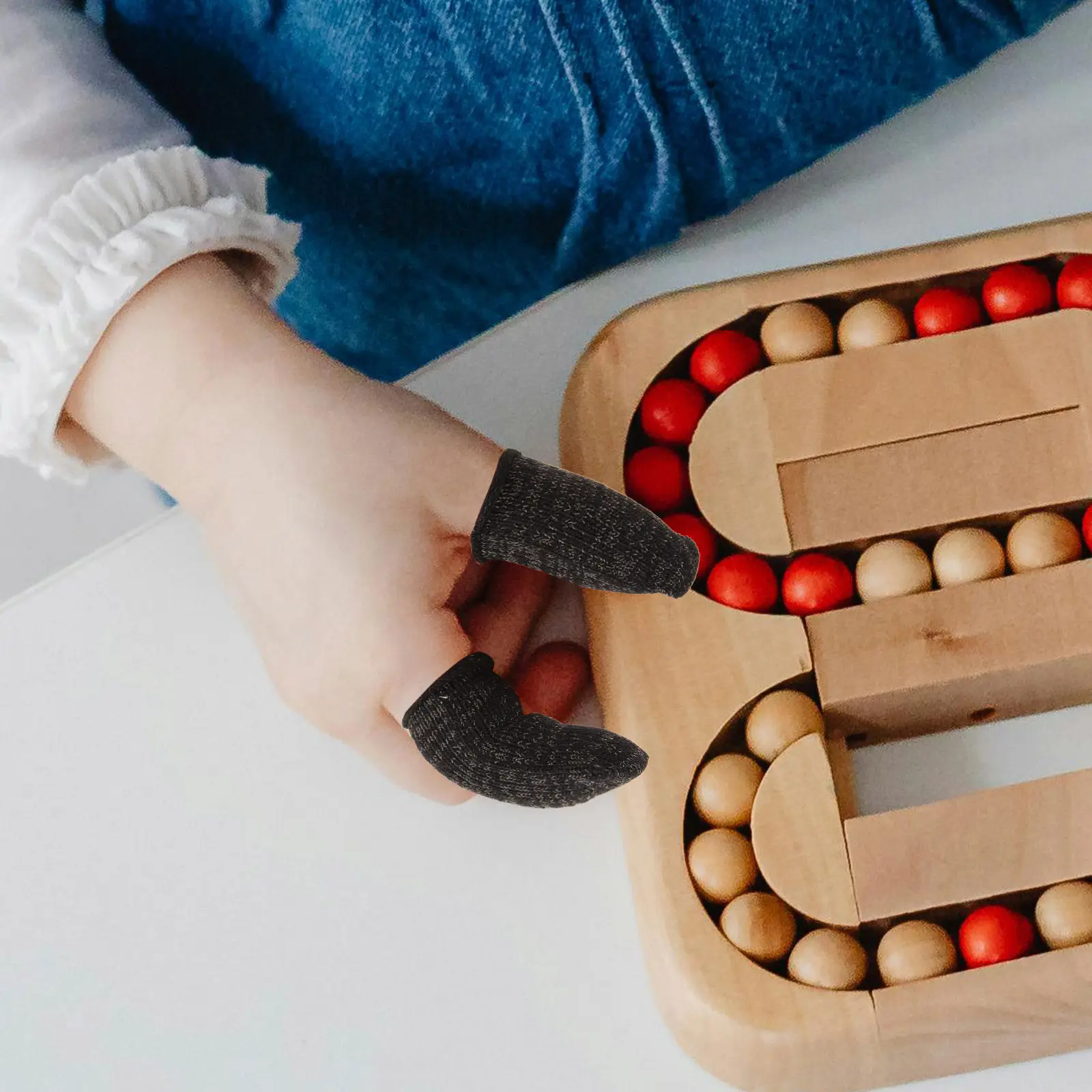 

Набор из 6 профессиональных защитных напальчников из полиэстера, многофункциональные, устойчивые к порезам, для ежедневной работы, кухни, скульптуры