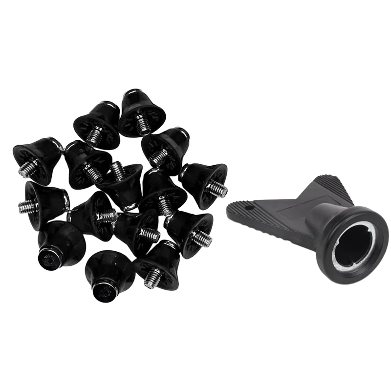 

Premium 12 Pcs Football Boot Studs Rugby Studs Turf 13Mm M5 Screw Shoes Spikes, Soccer Studs For Competition Training