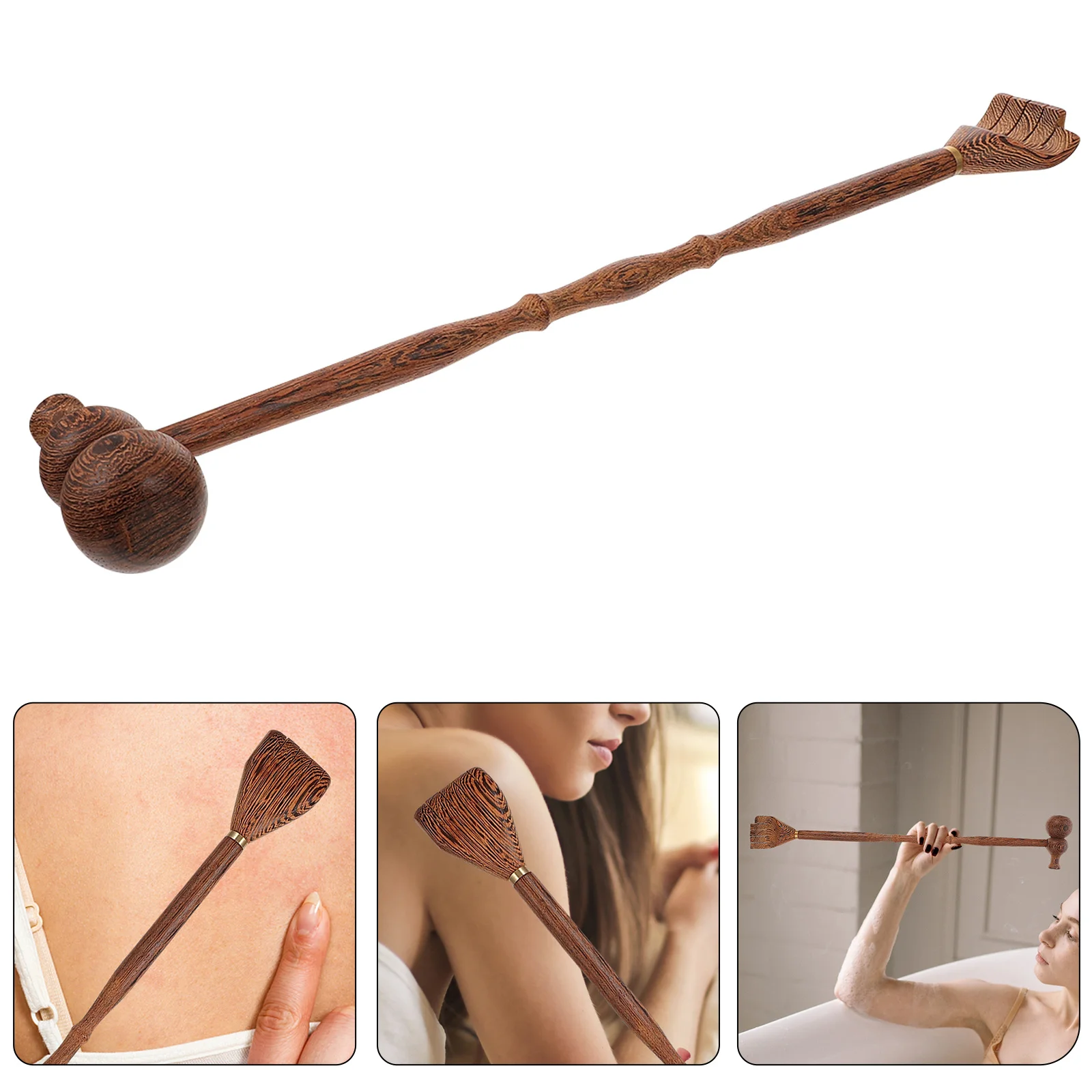 

Massage Hammer Wooden Massager Portable Back Scratcher For Itching Relief Body Scratcher Tool Back Scratching Device Practical