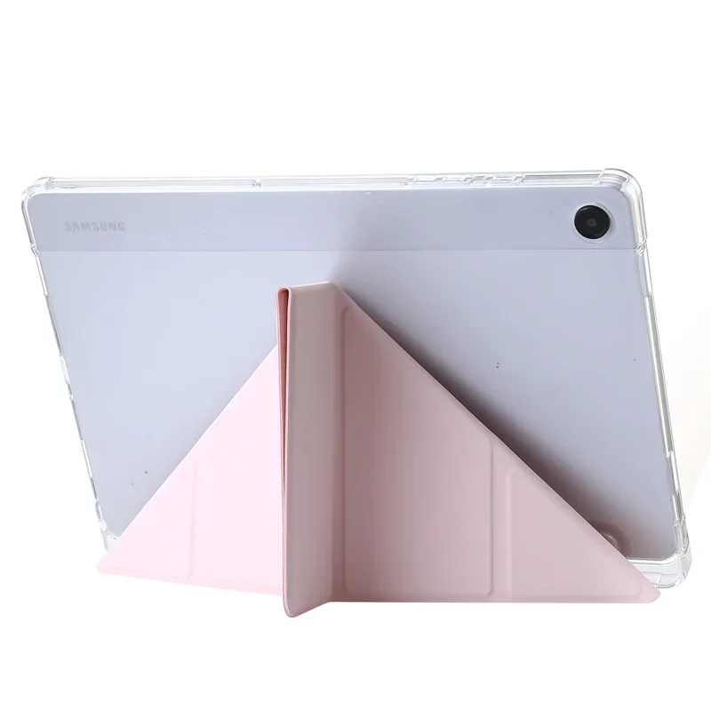 Funda trasera rígida de cuero acrílico para Samsung Tab A9, 8,7 