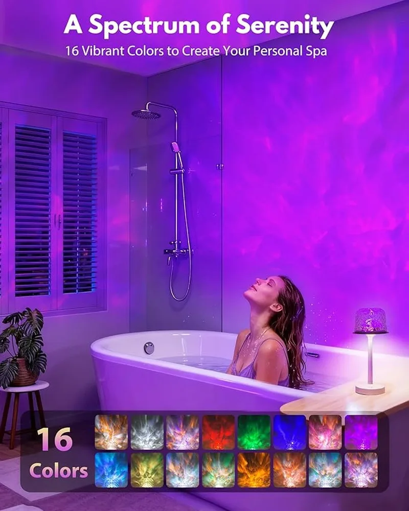 Bedroom Night Lamp Nursery Projector Light Star Sky Light Dynamic Star Projection Multiple Color