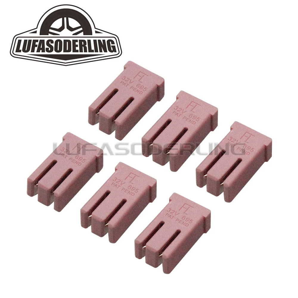 

30A 32V MINI SLOTTED AUTOMOTIVE MCASE SHAPED CARTRIDGE FUSE KIT (PACK OF 6PCS, 30A)