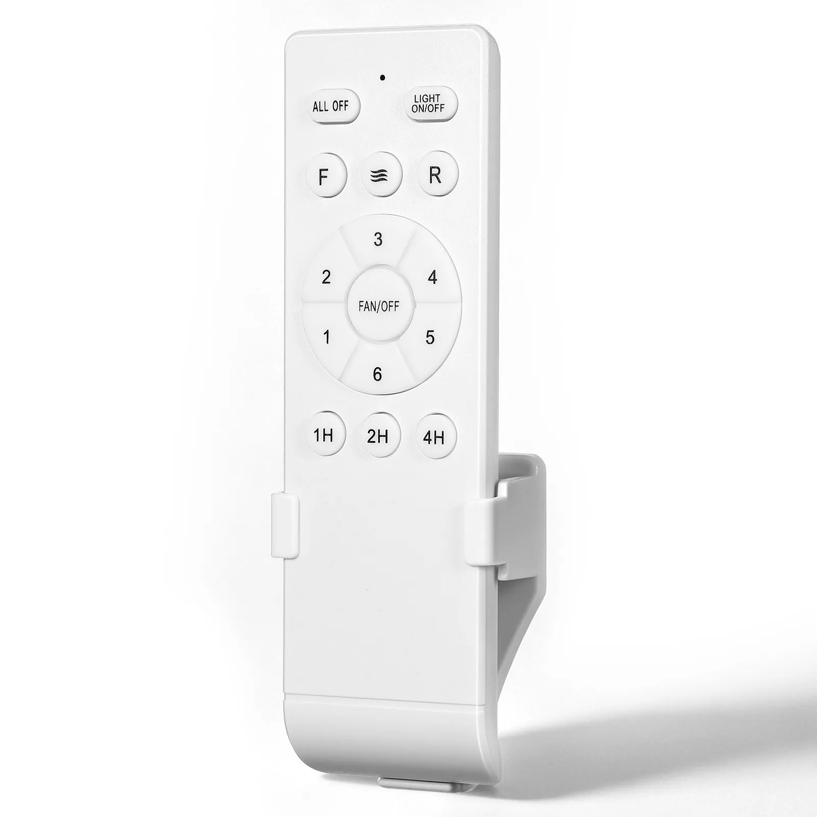 Ceiling Fan Remote Control 6 Speed Adjustment Timer 1 2 4 H (Only Applicable To Fans Equipped With A 433MHz Receiver frequency)