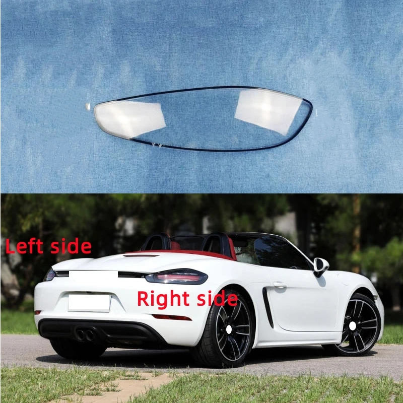

For Porsche 718 2016 2017 2018 2019 2020 2021 2022 23 Rear Taillight Shell Brake Lights Shell Replacement Auto Rear Shell Cover