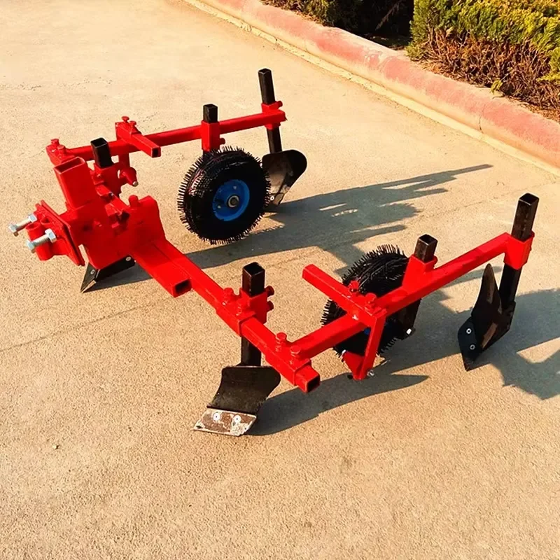Wholesale Price Hand Tractor Matching Plastic Mulch Laying Machine/Diesel Tractor-driven Plastic Thin Film Covering Machine