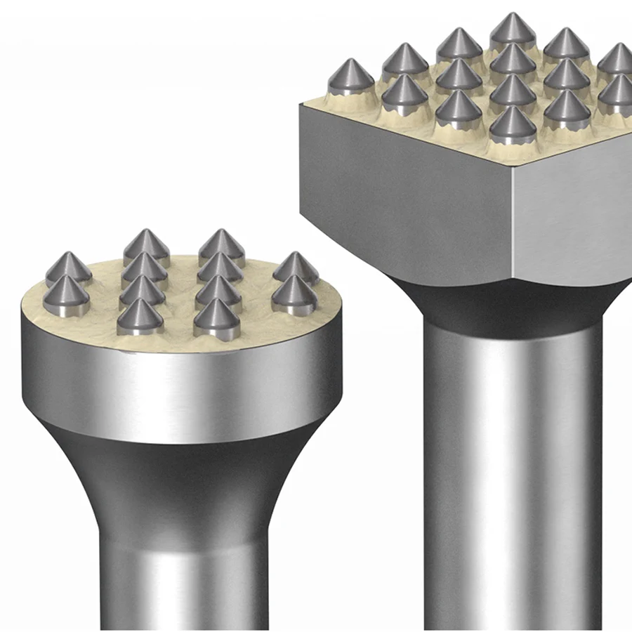 Broca de cabeza de pelo de cincel de martillo de flores, cemento, hormigón, pared, superficie de lichi, pico eléctrico, martillo eléctrico,