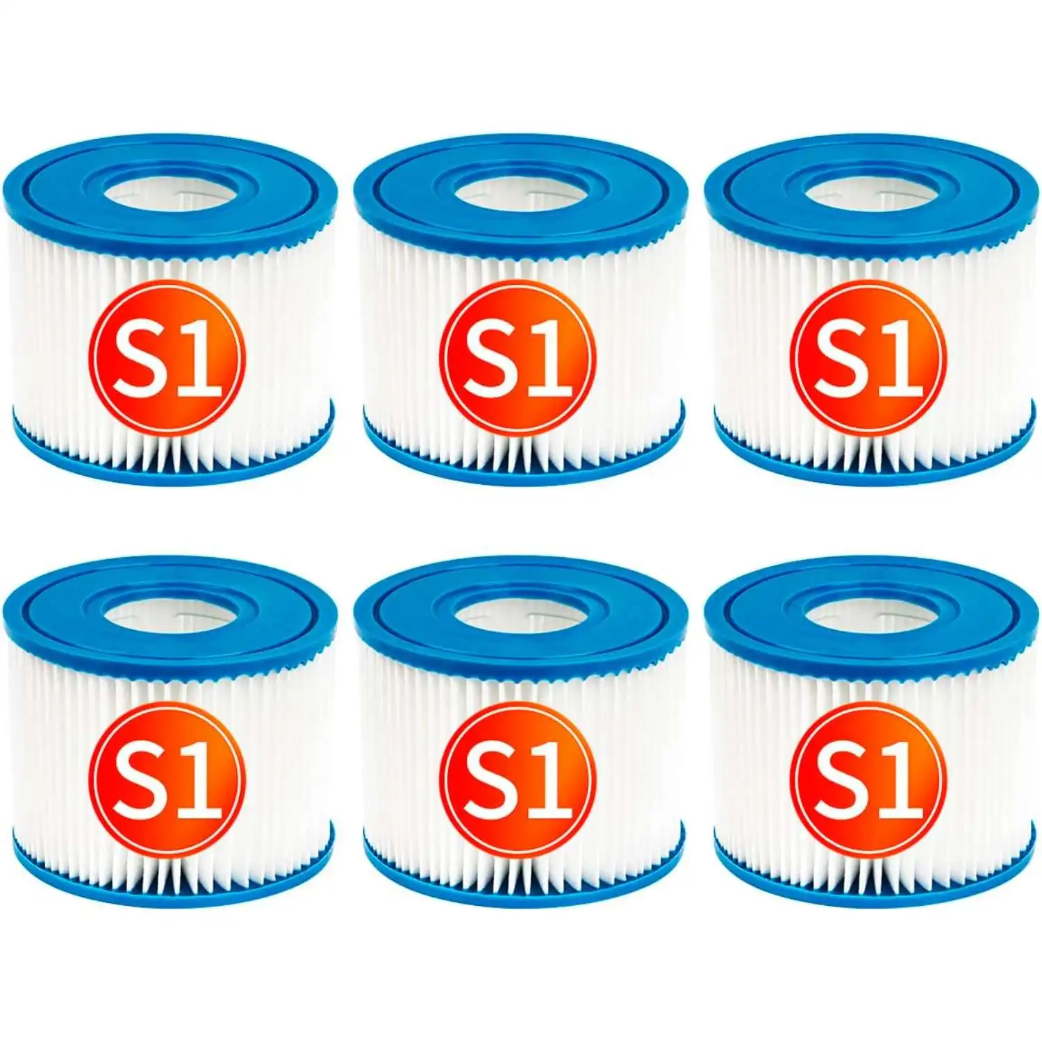 Filtros de cartucho para Intex S1, 29011E Tipo S1 PureSpa Filtros de fácil instalación para piscina, spa, jacuzzi, baño, 28403E, 28407E, 28443E, 28453E, 28421E, 28423E, 28413E