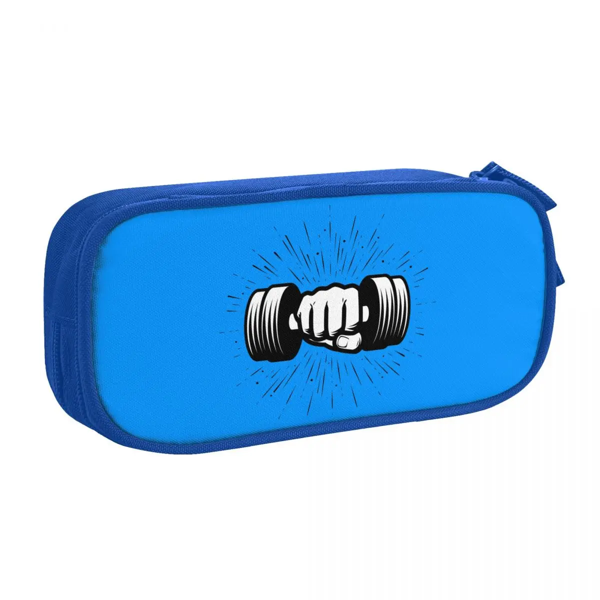 Custom Cute Gym Fitness Logo Pencil Case for Boy Girl Large Capacity Pencil Box School Accessories