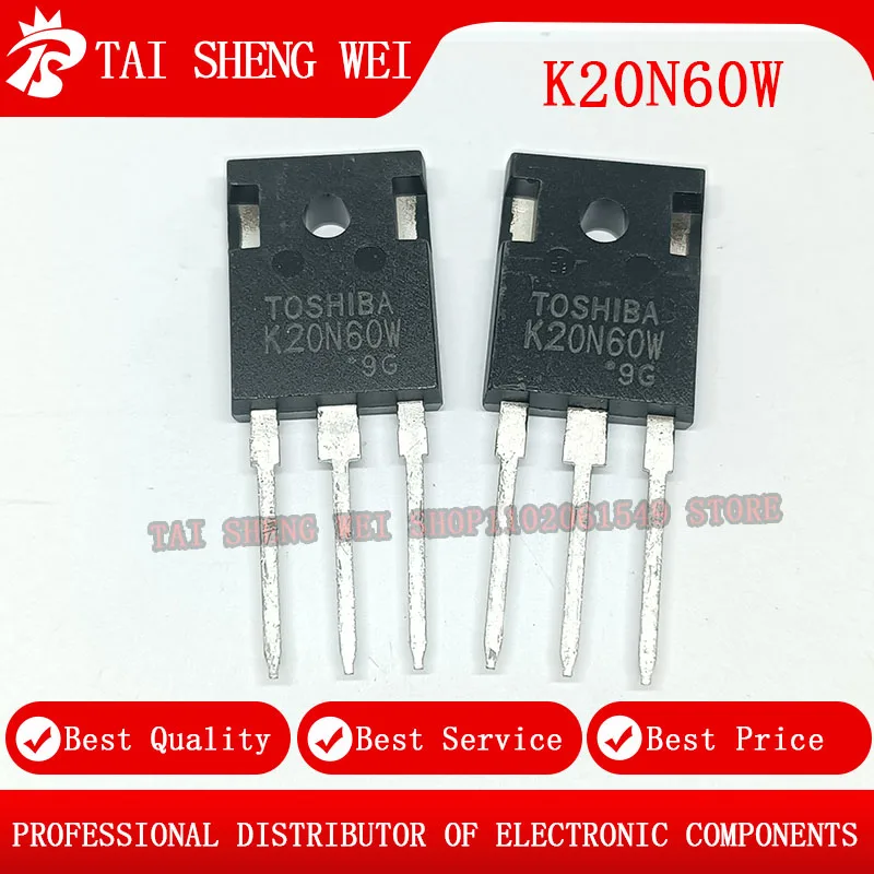 

5 шт. K20N60W TK20N60W TO-247 TO247 600V 20A