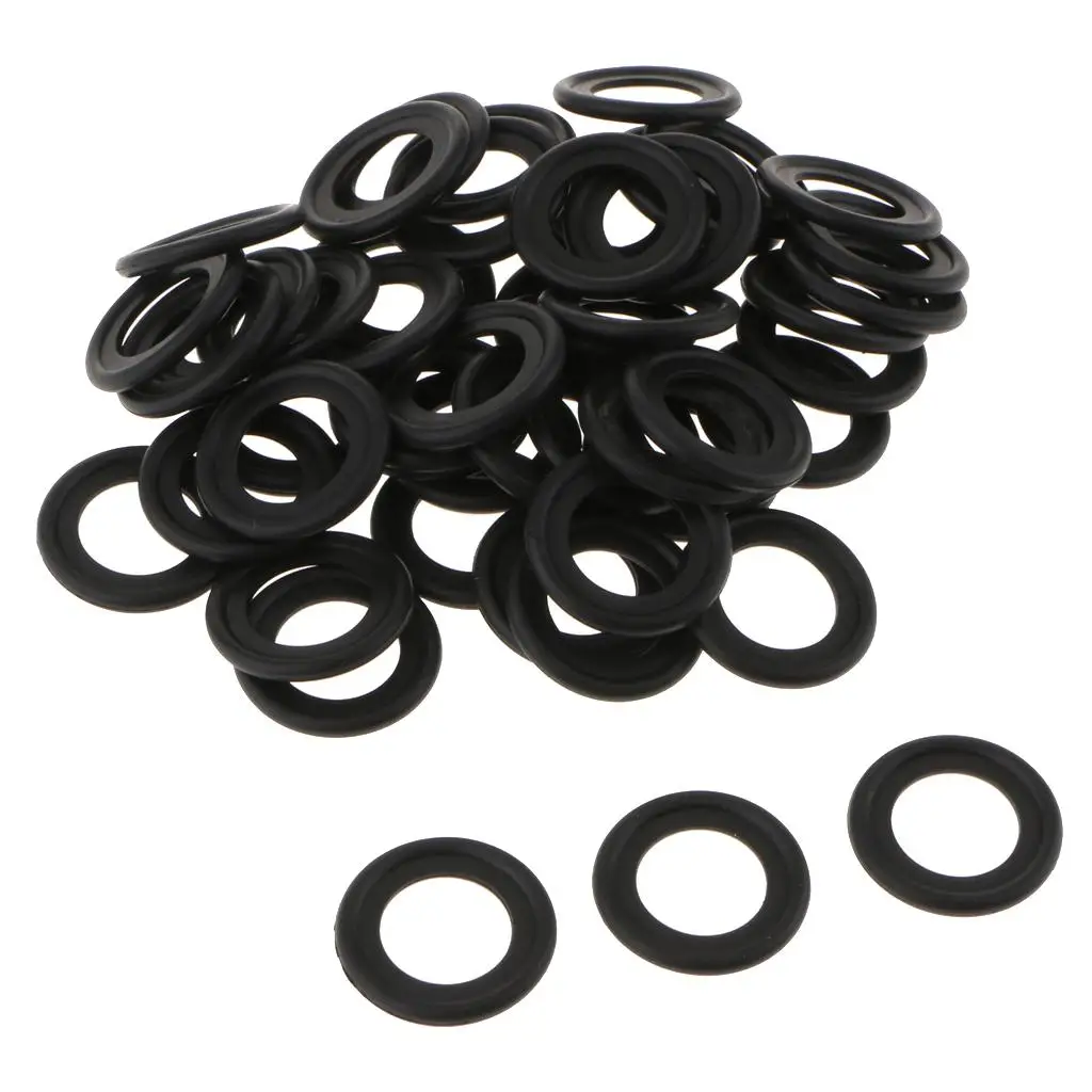 Engine Oil Drain Plug Washers High Quality Rubber Crush Gasket for Car Oil Pan Drain Rack Maintenance