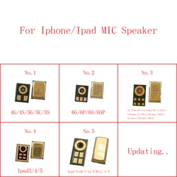 10pcs Inner MIC Speaker For IPhone 13 12 11 Pro Max Mini XS XR X 8 Plus 7 6S 6P 6 5S Ipad 3 4 5 9.7 12.9 Microphone Transmitter