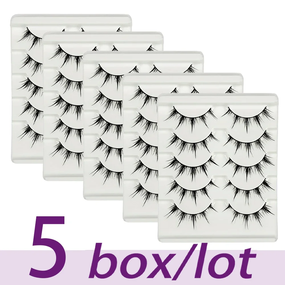 15Pairs/25Pairs Anime-Inspired False Eyelashes, Cartoon Eye Faux Lashes, Dramatic Look Demon Style