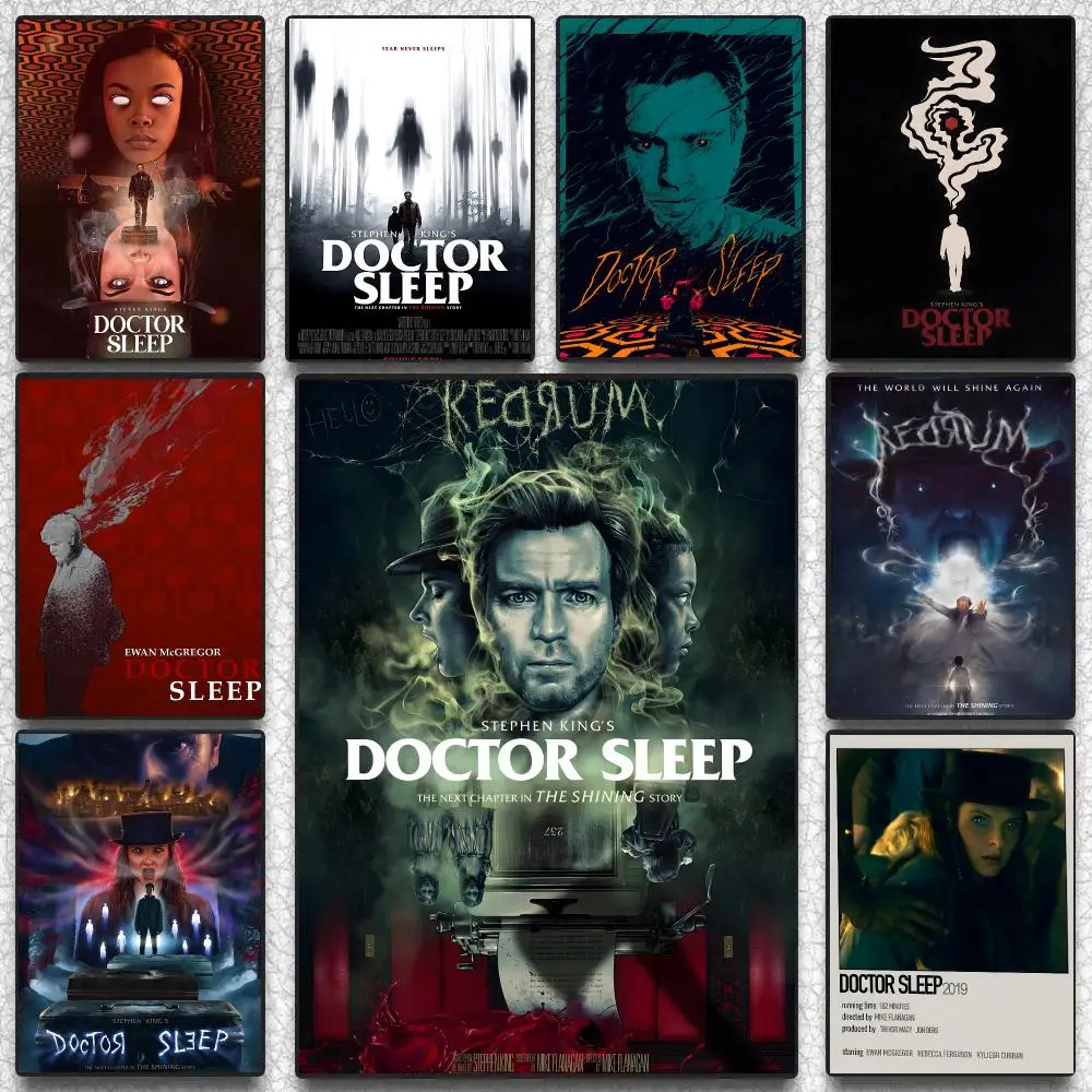 Movie D-Doctor Sleep Poster Self-adhesive Advanced Aesthetic Printing Paper Wall Art for Living Room Home Decor