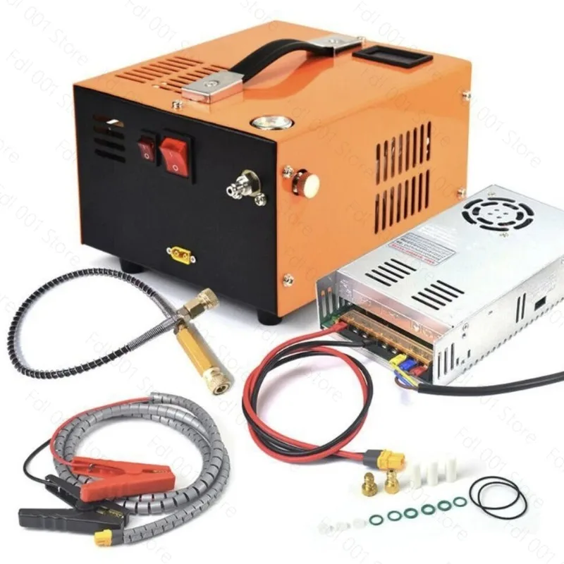12V Car High-Pressure Air Pump 30MPa Inflator 4500PSI Air Compressor Diving Pump