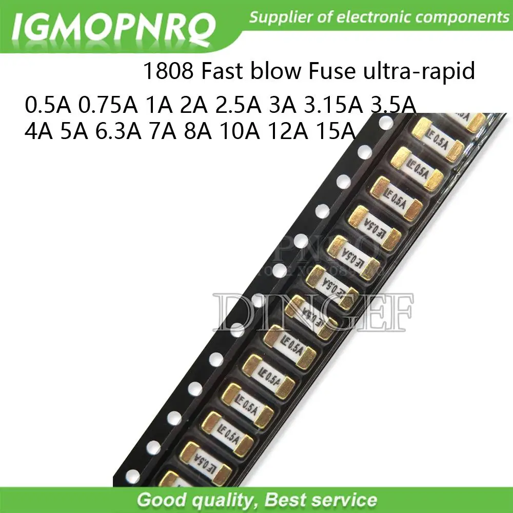 10PCS Gold 1808 125…