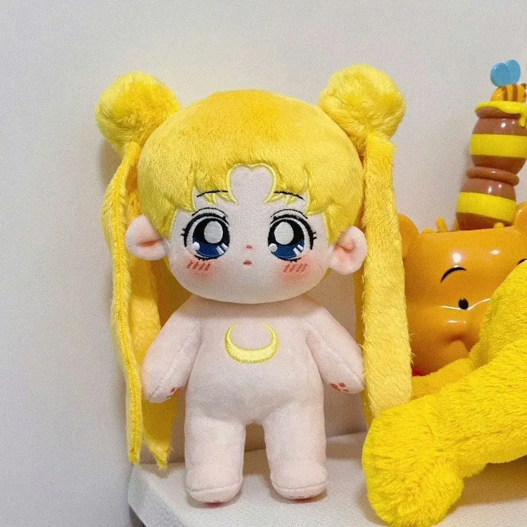 20cm Limited Editi Super Cute Sailor Moon peluche Anime Eternal Theater Version Naked Plush Doll Doll bambole di cotone Super Moon